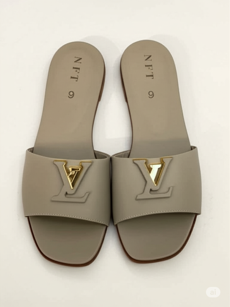 Classy Taupe Flat Sandals