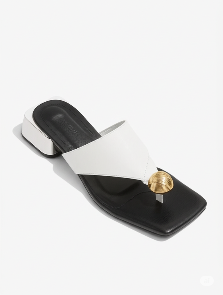 Chic & Trendy Block Heel Slides
