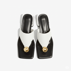 Chic & Trendy Block Heel Slides